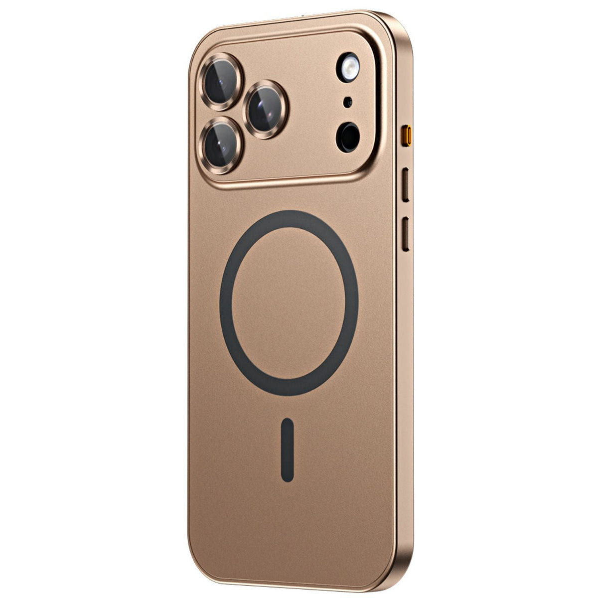 Slank MagSafe iPhone-hoesje van metaal met camerabescherming