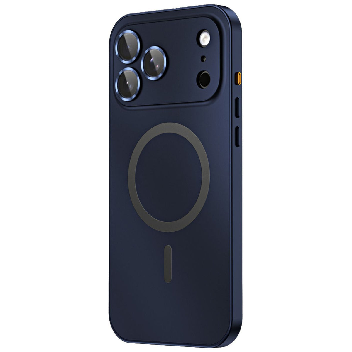 Slank MagSafe iPhone-hoesje van metaal met camerabescherming