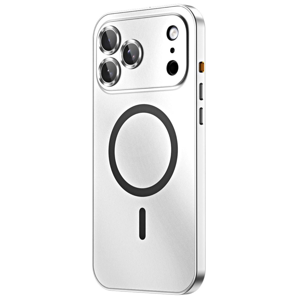 Slank MagSafe iPhone-hoesje van metaal met camerabescherming