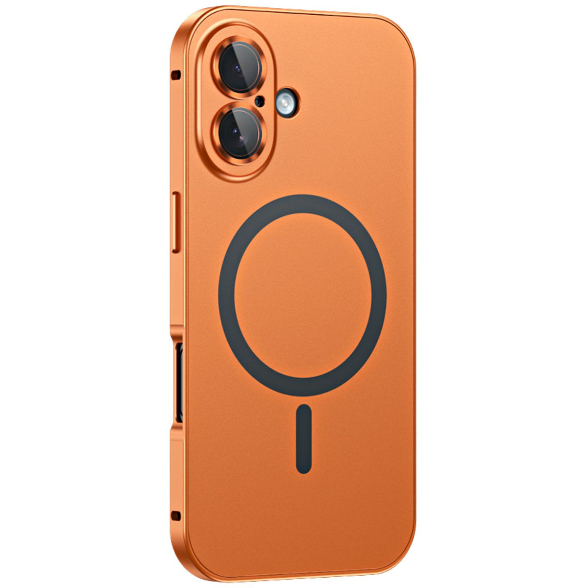 Slank MagSafe iPhone-hoesje van metaal met camerabescherming
