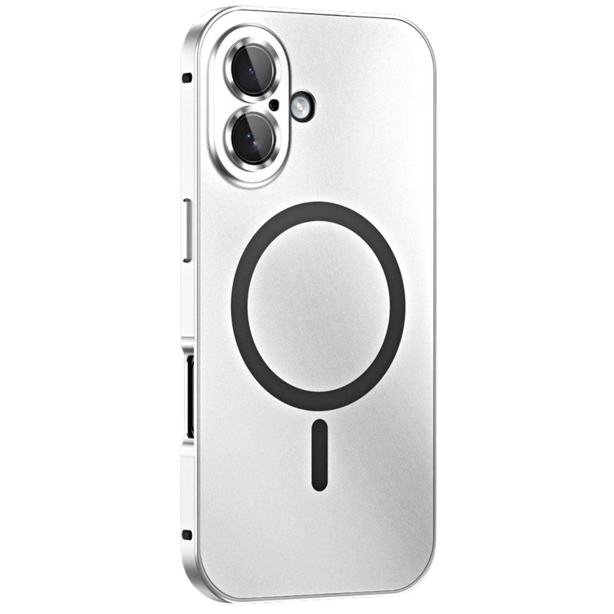 Slank MagSafe iPhone-hoesje van metaal met camerabescherming