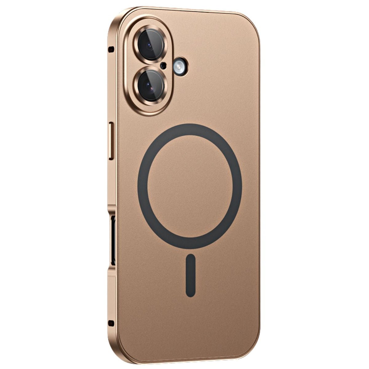 Slank MagSafe iPhone-hoesje van metaal met camerabescherming