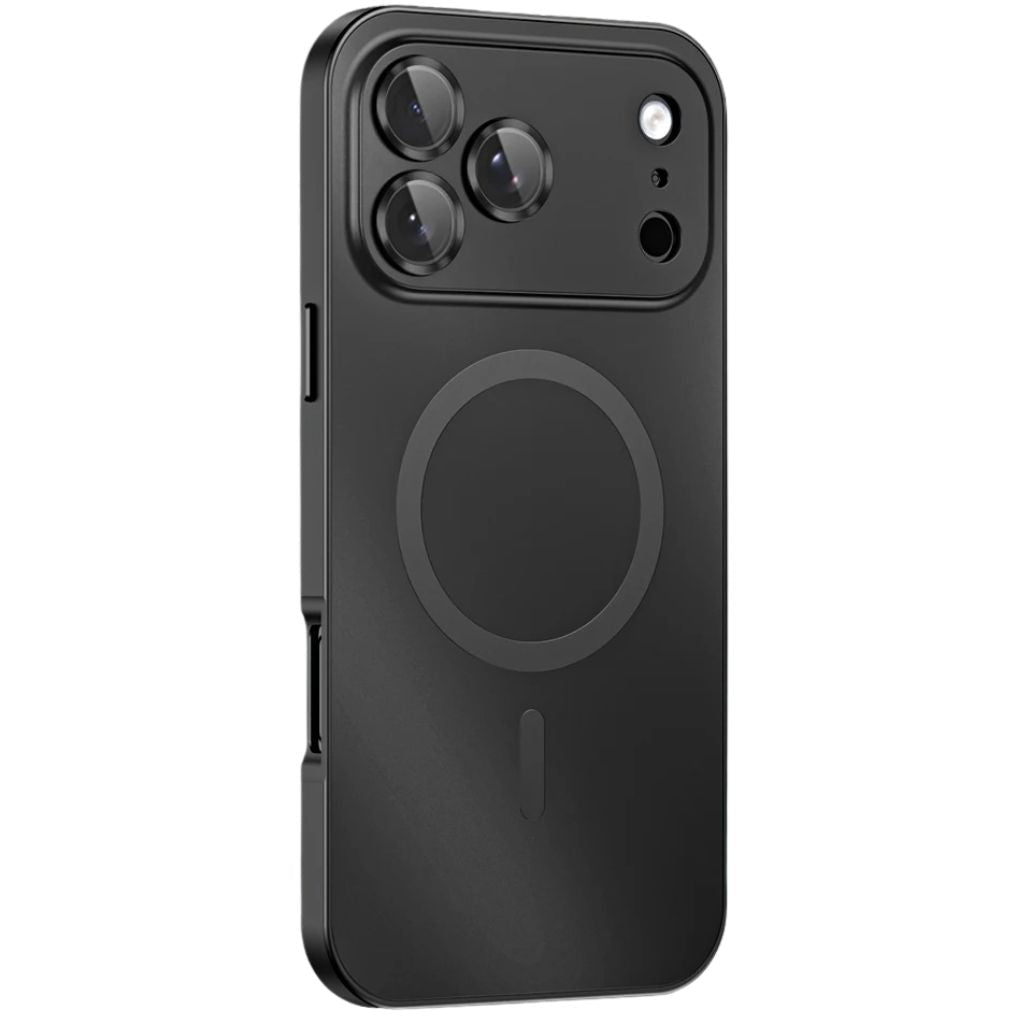 Slank MagSafe iPhone-hoesje van metaal met camerabescherming
