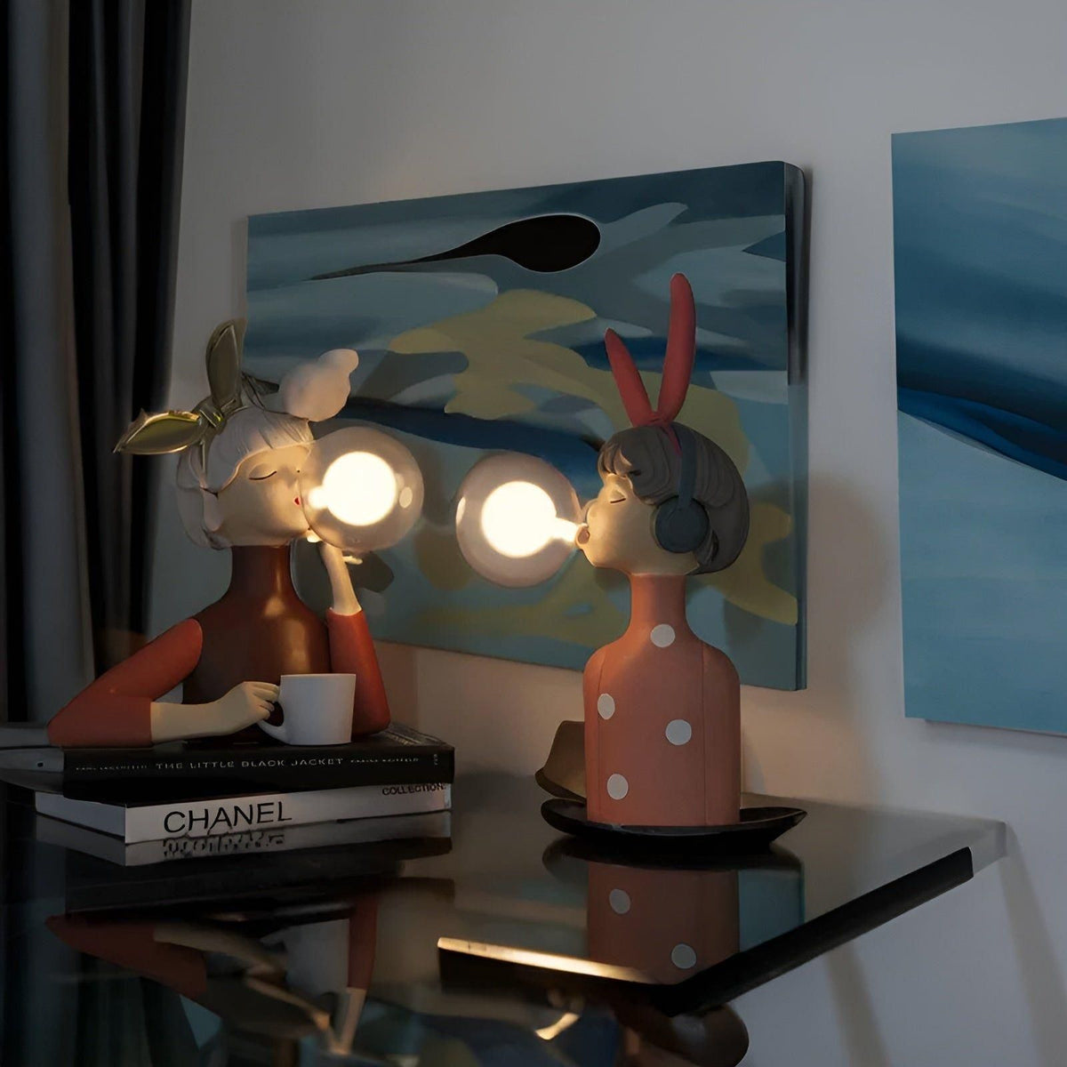 Decoratief Nachtlampje Met Bubbeldesign En LED-Verlichting