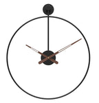 Moderne Wandklok Met Stil Mechanisme En Minimalistische Vormgeving