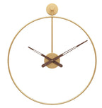 Moderne Wandklok Met Stil Mechanisme En Minimalistische Vormgeving