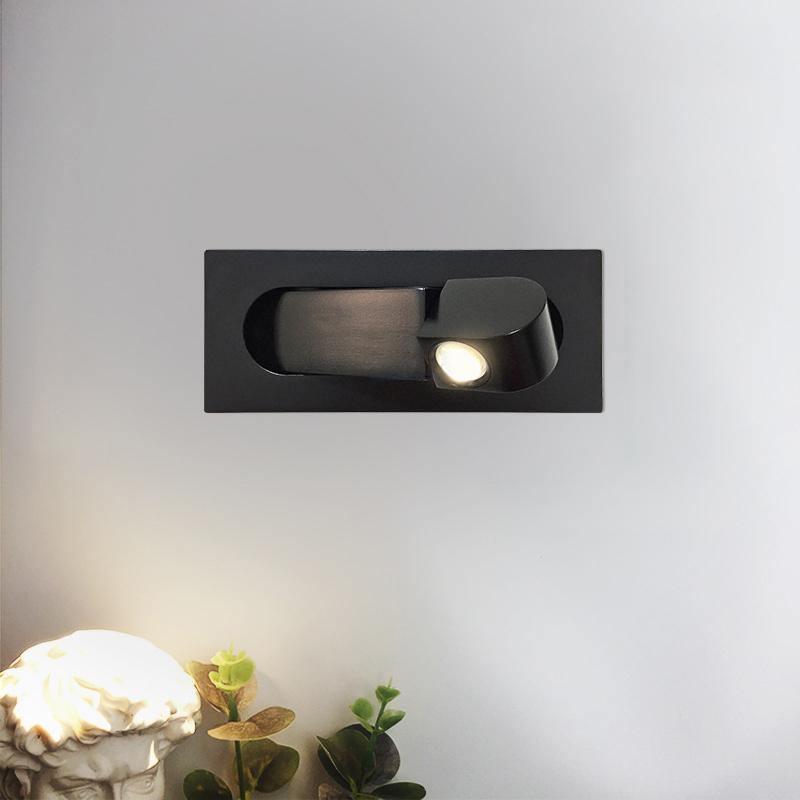 Moderne Bedlamp met Verstelbare LED‑Kop en Strakke Aluminium Constructie