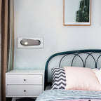 Moderne Bedlamp met Verstelbare LED‑Kop en Strakke Aluminium Constructie