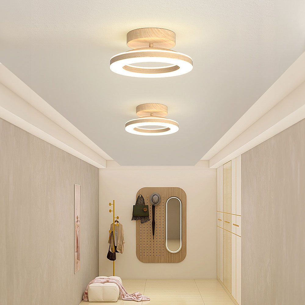 Plafondlamp met Zachte Diffuse Gloed en Strakke Minimalistische Schijfvorm