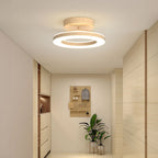 Plafondlamp met Zachte Diffuse Gloed en Strakke Minimalistische Schijfvorm