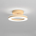 Plafondlamp met Zachte Diffuse Gloed en Strakke Minimalistische Schijfvorm