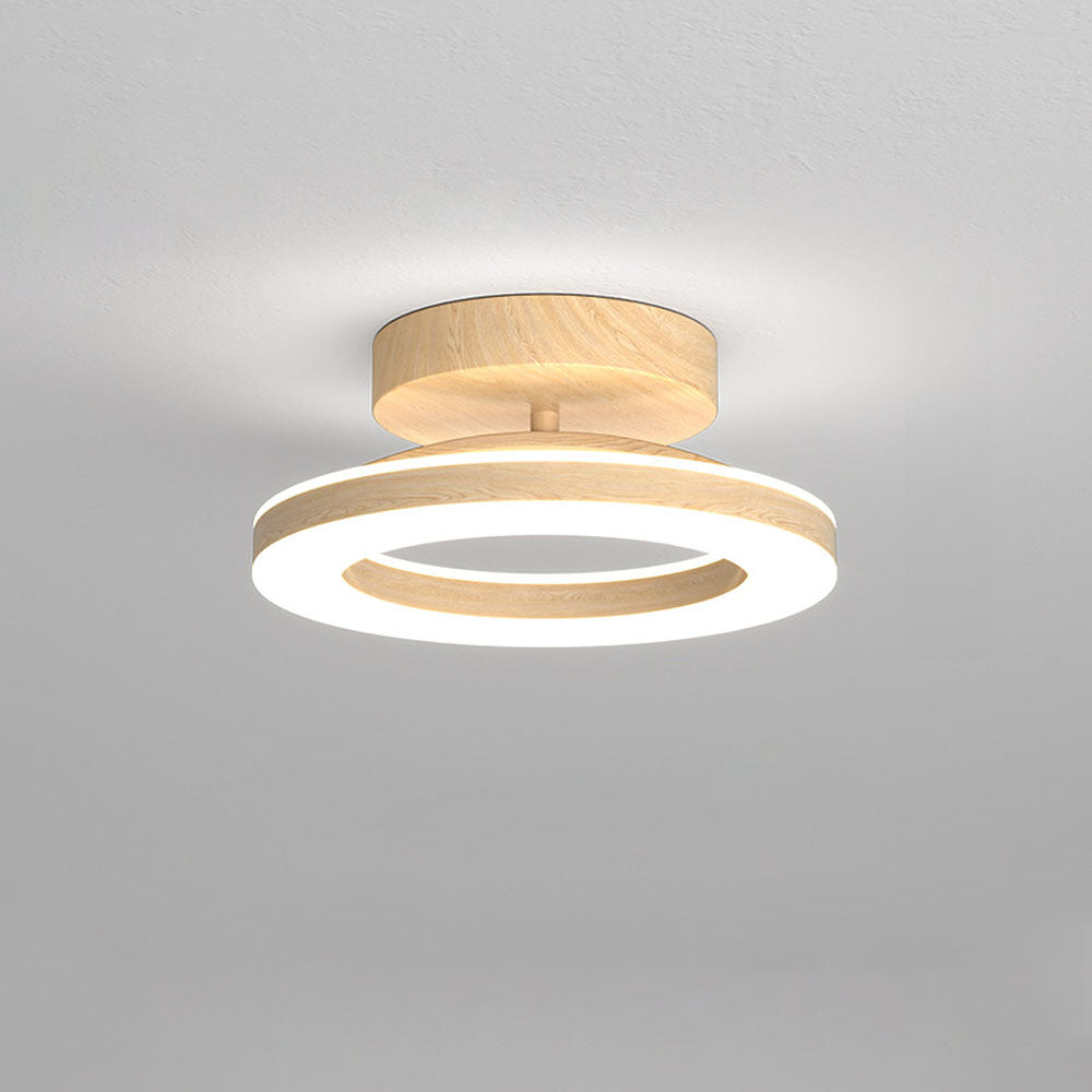 Plafondlamp met Zachte Diffuse Gloed en Strakke Minimalistische Schijfvorm