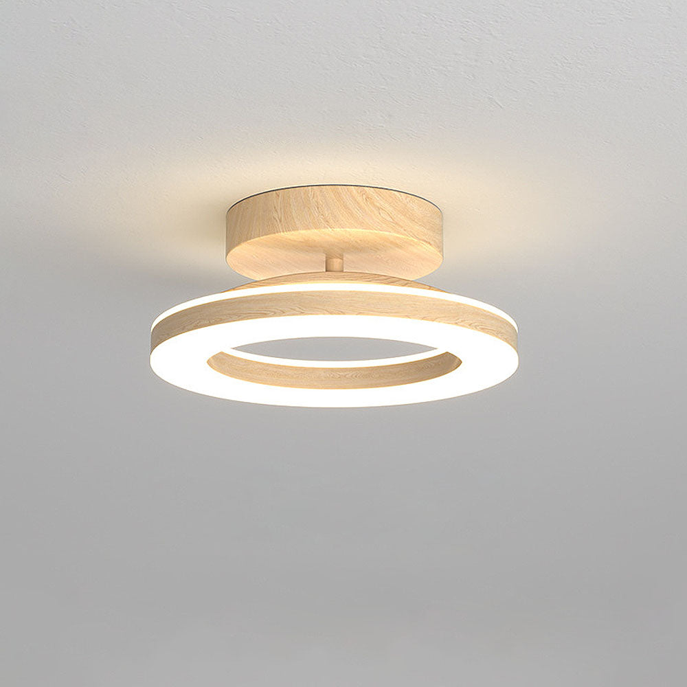 Plafondlamp met Zachte Diffuse Gloed en Strakke Minimalistische Schijfvorm