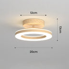 Plafondlamp met Zachte Diffuse Gloed en Strakke Minimalistische Schijfvorm