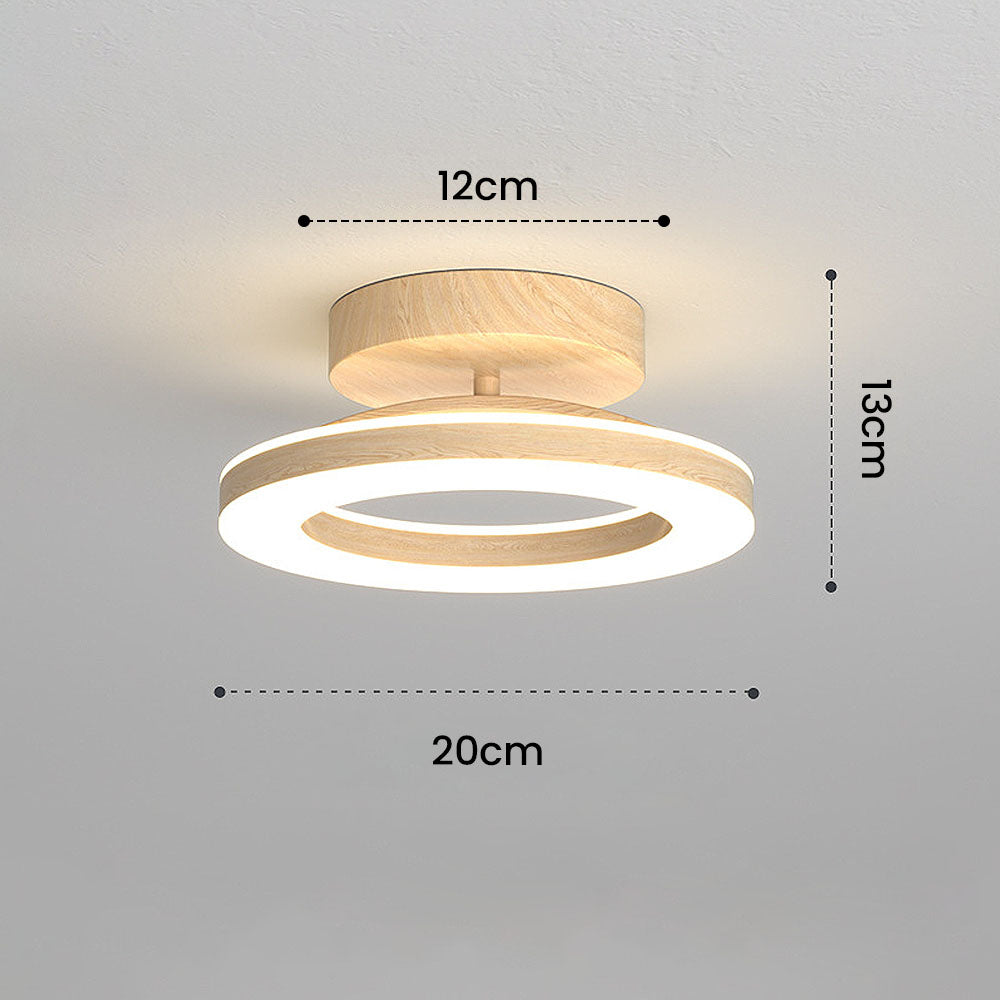 Plafondlamp met Zachte Diffuse Gloed en Strakke Minimalistische Schijfvorm