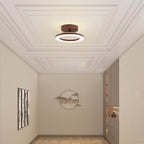 Plafondlamp met Zachte Diffuse Gloed en Strakke Minimalistische Schijfvorm