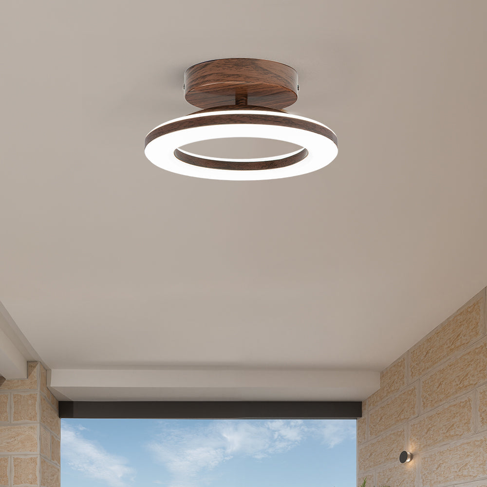 Plafondlamp met Zachte Diffuse Gloed en Strakke Minimalistische Schijfvorm