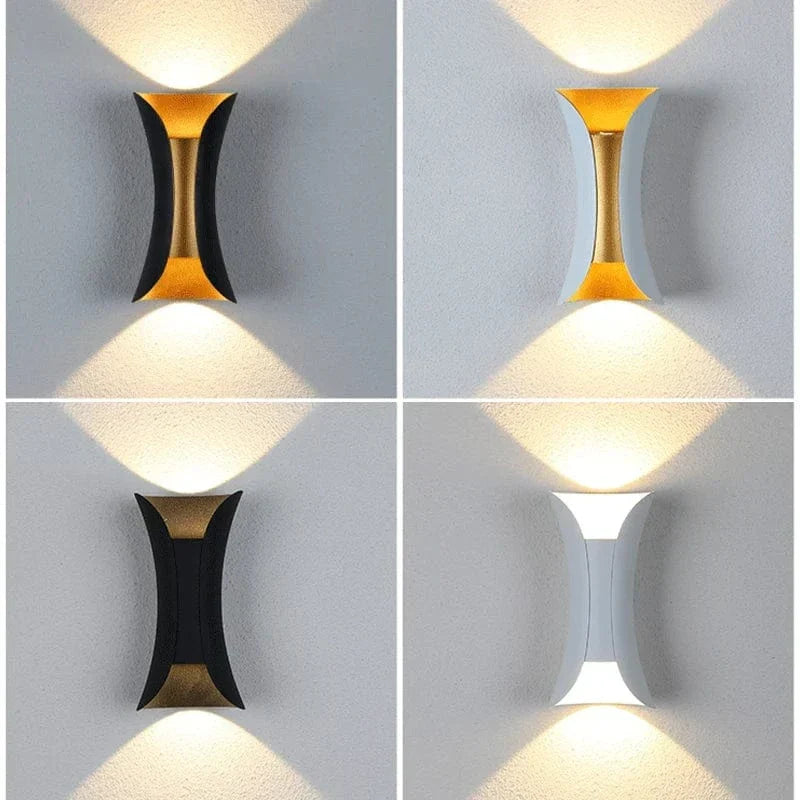 Waterdichte LED‑Wandlamp met Modern Ontwerp voor Binnen en Buiten