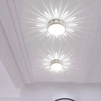 Plafondlamp met Kristalaccent en Straleneffect