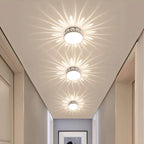 Plafondlamp met Kristalaccent en Straleneffect