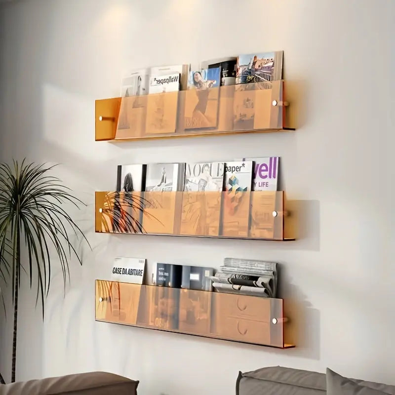Wanddecoratie met Boekenplank en Framefunctie