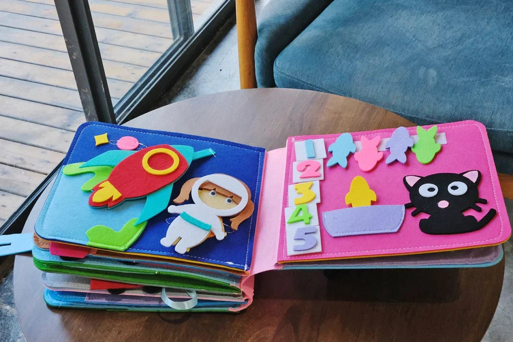 Interactief Viltboek Voor Creatief Leren En Dagelijkse Ontdekkingen