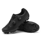 Unisex Fietsschoenen met Perforatie en Dubbele Draaisluiting