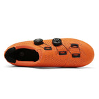 Unisex Fietsschoenen met Perforatie en Dubbele Draaisluiting