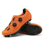 Unisex Fietsschoenen met Perforatie en Dubbele Draaisluiting