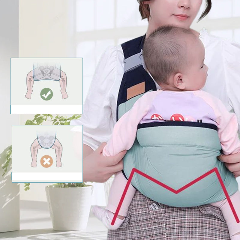 Ergonomische Babydraagzak Met Ademend Gaas Voor Comfortabel Dragen