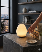Ei-vormige Nachtlamp Met Touchbediening En RGB Verlichting