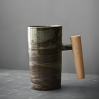 Japanse Keramische Koffiemok Met Minimalistisch Design