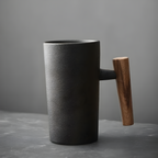 Japanse Keramische Koffiemok Met Minimalistisch Design