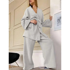 Dames Kimono Pyjamaset Met Lange Broek