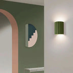 Moderne LED‑Wandlamp van Resin met Zachte Warmwitte Lichtgloed