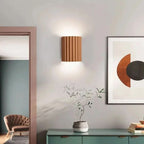 Moderne LED‑Wandlamp van Resin met Zachte Warmwitte Lichtgloed