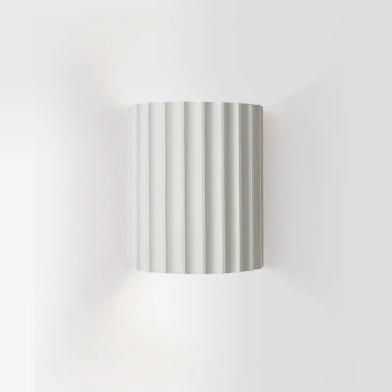 Moderne LED‑Wandlamp van Resin met Zachte Warmwitte Lichtgloed