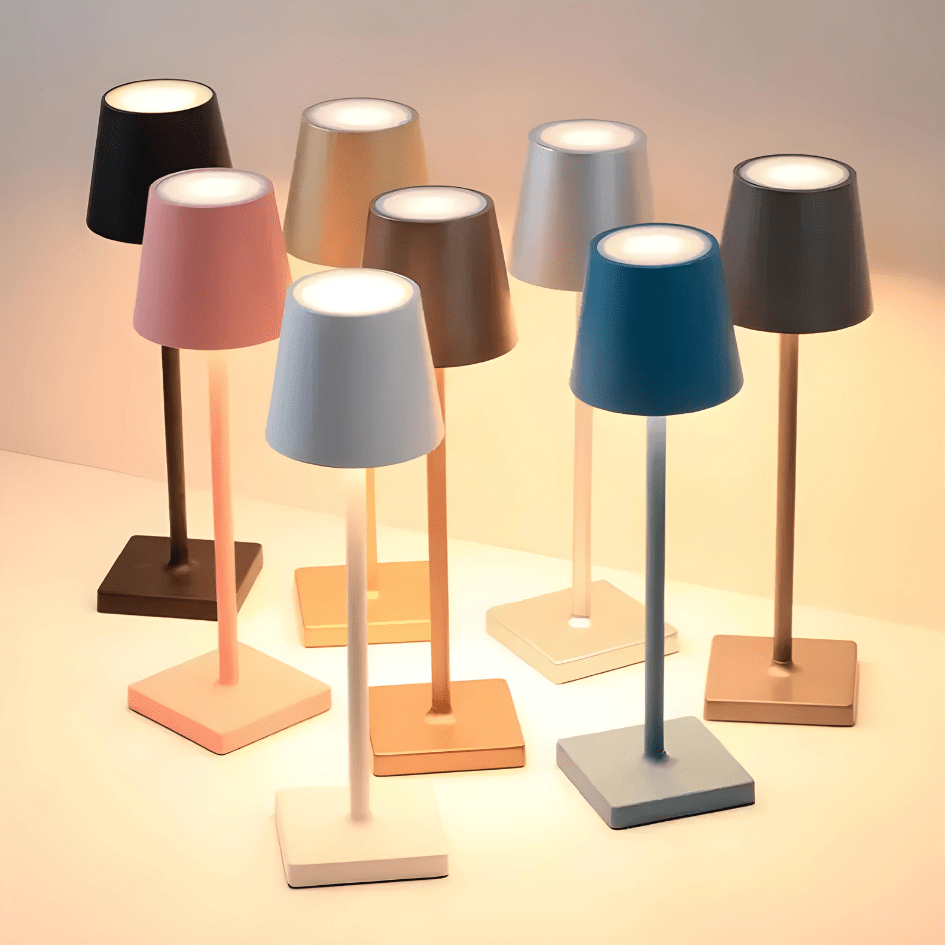 Draagbare LED‑Tafellamp met Oplaadbare Constructie voor Flexibele Binnenverlichting