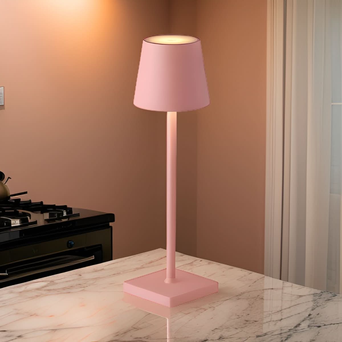 Draagbare LED‑Tafellamp met Oplaadbare Constructie voor Flexibele Binnenverlichting