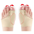 Gel Teenstand Corrector voor Hallux Valgus met Ergonomische Pasvorm