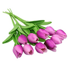 Kunsttulpen Set Voor Duurzame Bloemaccenten En Realistische Decoratie In Huiselijke Ruimtes