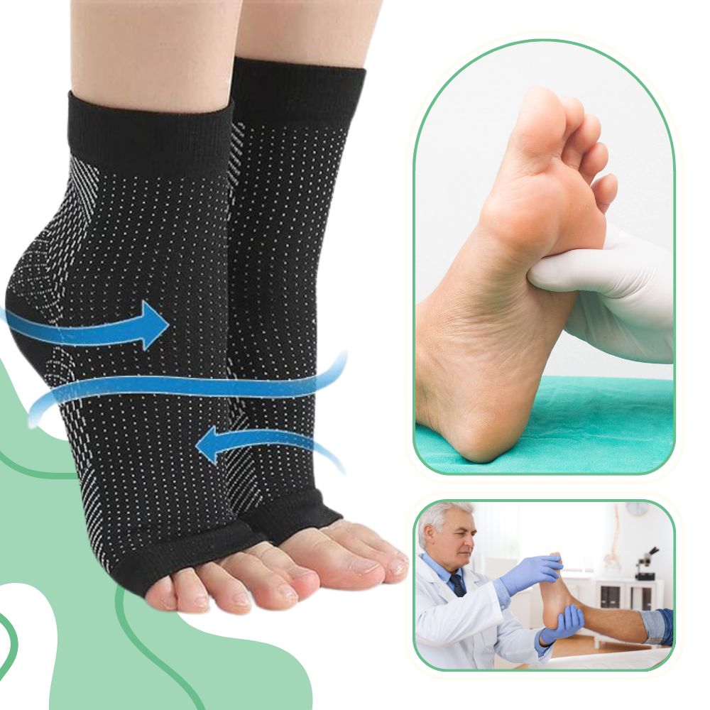Compressiekousen Met Open Tenen Voor Comfortabele Ondersteuning Tijdens Dagelijks Gebruik