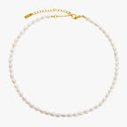 Kralenketting met Ovale Kralen en Verlengkettinkje