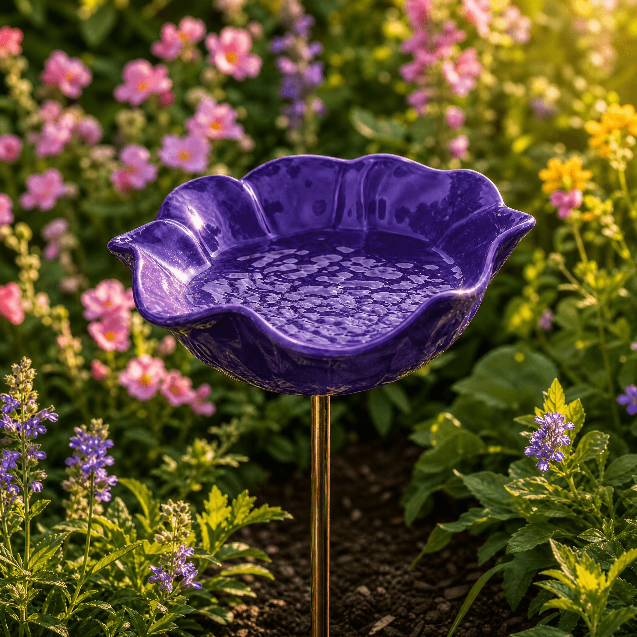 Tuinpoppy Metaal Handgevormd Weerbestendig Decoratief Ontwerp