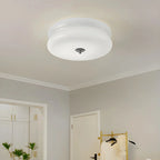 Art Deco Plafondlamp Met Gelaagde Glazen Kap