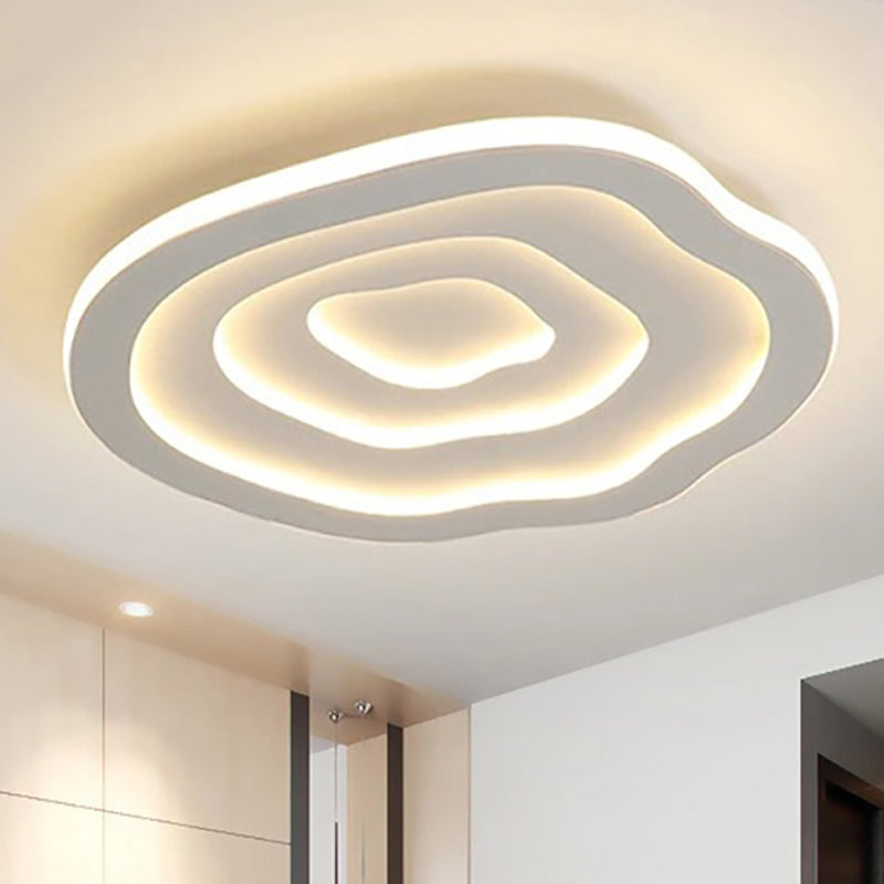 Minimalistische LED Plafondlamp Met Organische Ringen Voor Moderne Interieurs