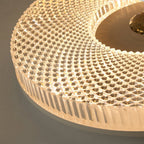 Moderne Plafondlamp Met Kristalpatroon En Dimbare LED Verlichting