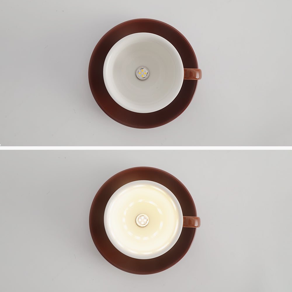 Retro Plafondlamp Met Speels Kopjesdesign Voor Unieke Interieurverlichting