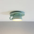 Retro Plafondlamp Met Speels Kopjesdesign Voor Unieke Interieurverlichting