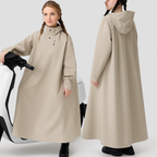 Lange Regenponcho Met Waterdichte Constructie En Comfortabele Volledige Bedekking